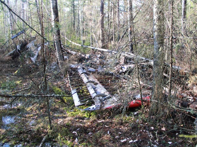 Обломки пропавшего прошлым летом на Урале самолета Ан-2