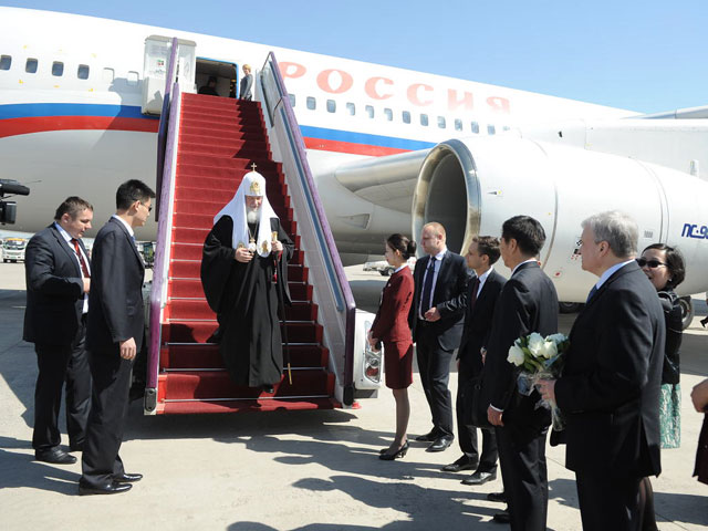 Патриарх Кирилл прибыл с официальным визитом в Китай