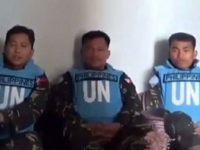 Освобождены миротворцы ООН, захваченных сирийскими повстанцами в районе Голанских высот