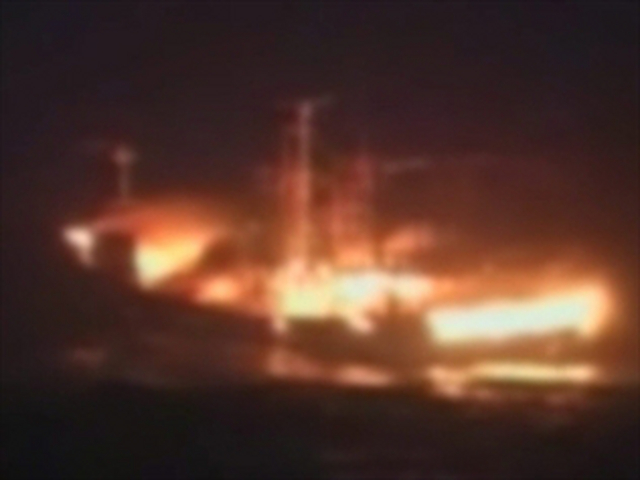 Пожар вспыхнул сегодня на борту судна "Тайган" с экипажем из 14 граждан России и четырех украинцев, которое стоит в порту Вакканай, на самом северном японском острове Хоккайдо