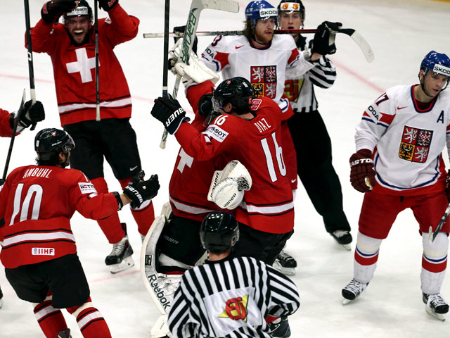 Сборная Швейцарии продолжает оставаться главным сюрпризом со знаком плюс нынешнего чемпионата мира по хоккею, который проходит в Финляндии и Швеции. В четвертьфинале швейцарцы со счетом 2:1 одолели сборную Чехии