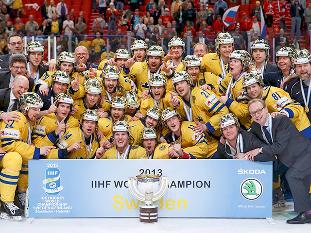 Сборная Швеции стала чемпионами мира по хоккею 2013 года, обыграв в финальном матче на домашней для себя арене в Стокгольме швейцарцев со счетом 5:1