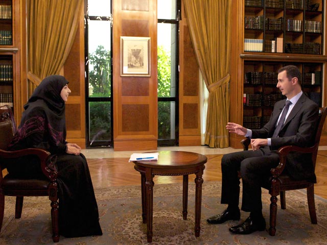 Интервью Башара Асада телеканалу "Аль-Манар"