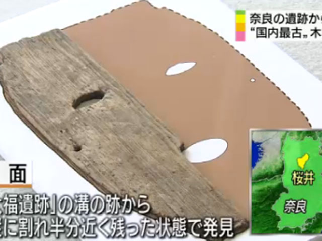 Самая древняя в истории Японии маска обнаружена археологами во время раскопок в префектуре Нара