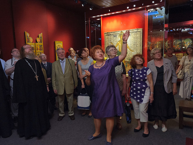 В Коломенском открылась выставка "Иконы эпохи первых царей династии Романовых"