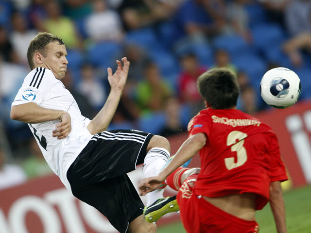 Сборная России проиграла третий матч на молодежном чемпионате Европы по футболу