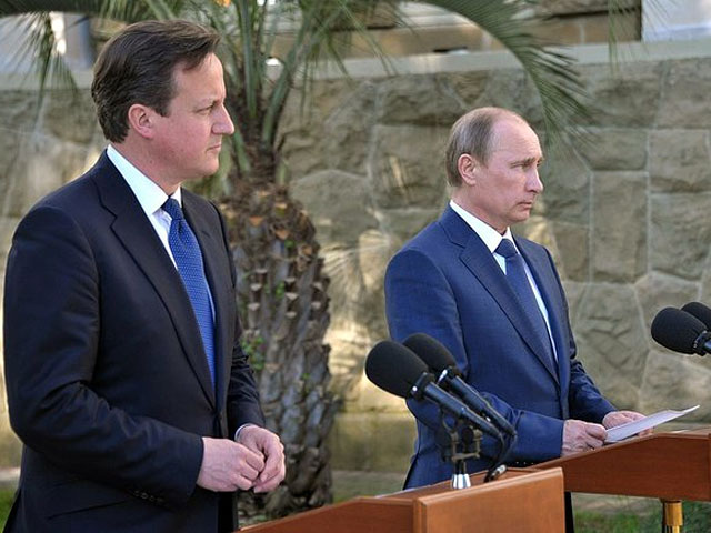 В воскресенье британский премьер Дэвид Кэмерон проведет переговоры по сирийскому вопросу с Владимиром Путиным