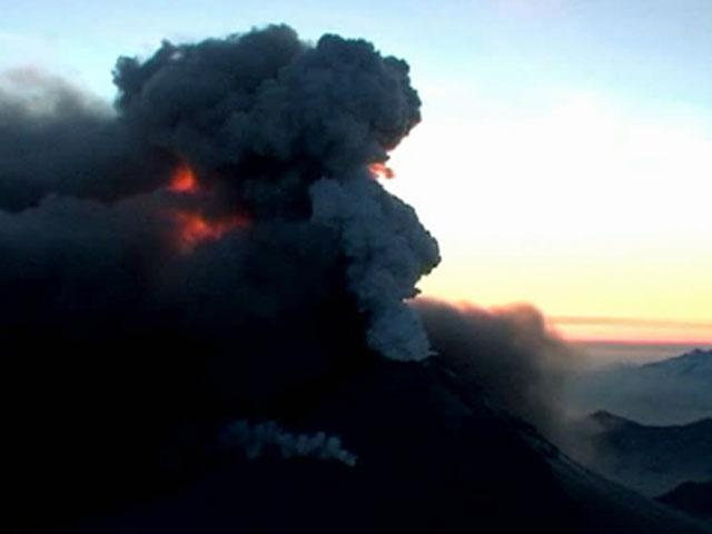Пепловый шлейф от вулкана Шивелуч может достигнуть нескольких населенных пунктов Усть-Камчатского и Мильковского районов Камчатки