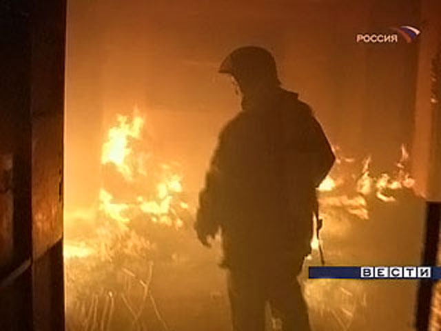 В Красноярском крае сгорел деревянный аэропорт