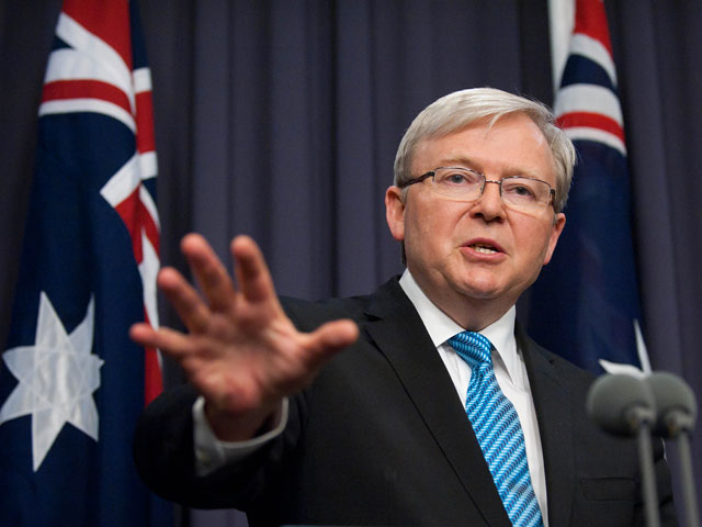 Глава правительства Кевин Радд заявил, что больше ни один нелегал, которые во множестве приплывают в Австралию на лодках из Азии, не сможет получить статус беженца и остаться в стране