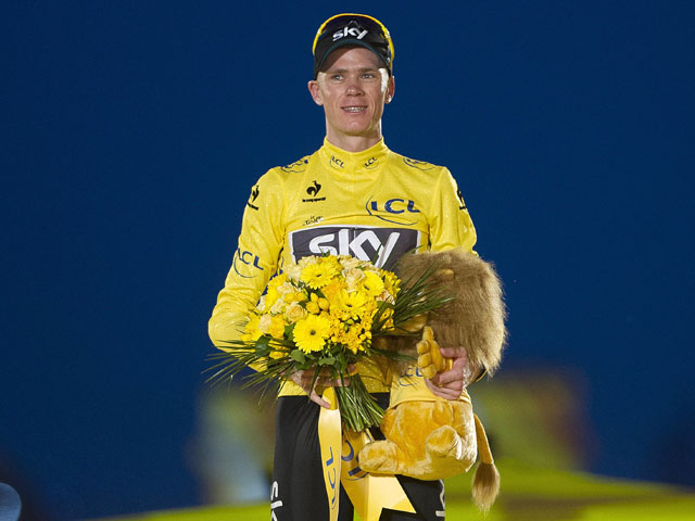 Сотую веломногодневку "Тур де Франс" выиграл британец Кристофер Фрум