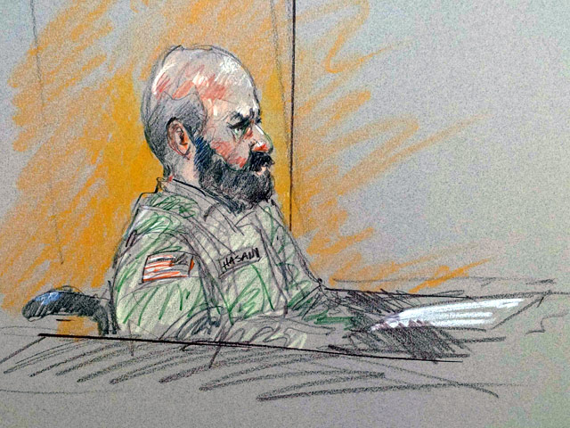 В США начался судебный процесс над бывшим военным психиатром, майором Маликом Нидалем Хасаном, обвиняемым в убийстве 13 человек и покушении на жизнь еще 32 на военной базе Форд-Худ (Техас) в 2009 году