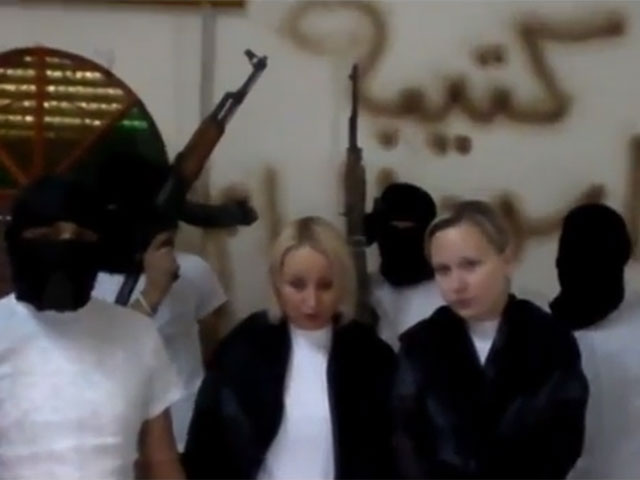 Две женщины, называющие себя гражданками Белоруссии и Молдавии Светланой Маркиянович и Кариной Кольцо, сообщают, что попали в плен к сирийским боевикам