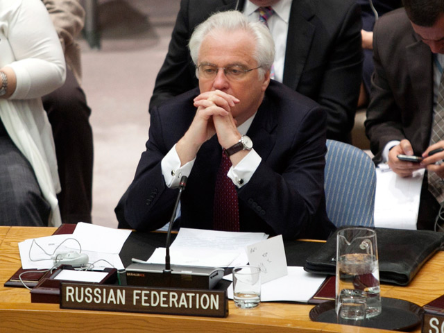 Российские представители покинули закрытую встречу постоянной пятерки стран Совета безопасности ООН, на которой обсуждалась возможность применения силы против режима Башара Асада в Сирии
