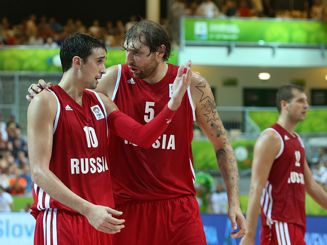 Сборная России потерпела четвертое поражение на чемпионате Европы по баскетболу в Словении