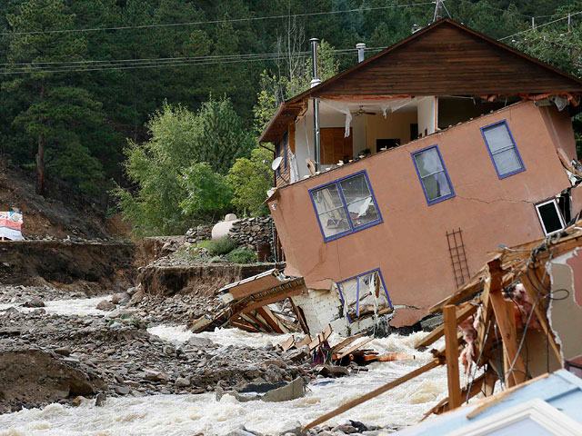 В Колорадо из-за наводнения пропали более 500 человек