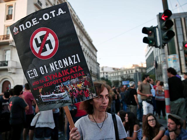 Антифашистский митинг в центре Афин завершился беспорядками