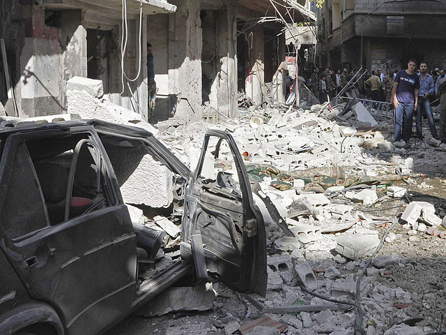 По меньшей мере 30 человек погибли в результате прогремевшего в пригороде Дамаска взрыва