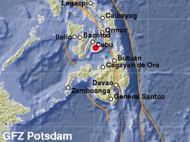 На Филиппинах мощное землетрясение магнитудой 7,1: пока известно о шести погибших