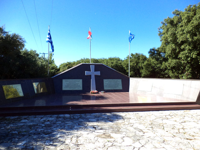 Мемориал убитым итальянцам в Греции на высоте Гирос, Ласси,остров Кефалония