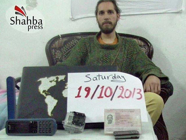 Боевики разместили в интернете фотографию российского путешественника Константина Журавлева, похищенного в Сирии в начале октября