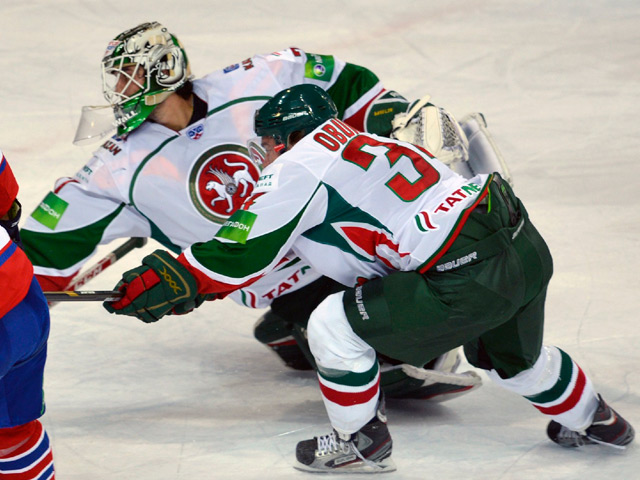 Хоккеисты казанского "Ак Барса" продлили победную серию до восьми матчей