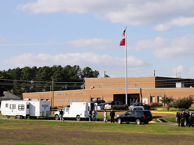 Военно-морская база в штате Теннесси была оцеплена около полутора часов из-за стрельбы одного из служащих