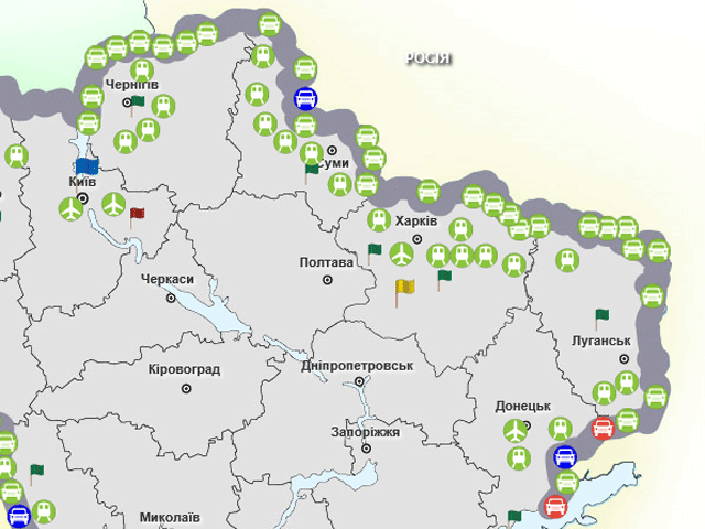 На границе России и Украины снова застряли сотни фур с товарами