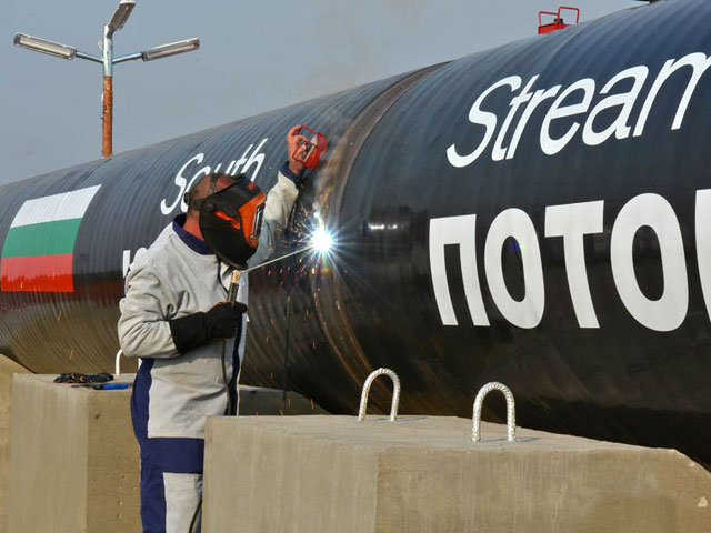 "Газпром" официально начал строительство наземной части газопровода "Южный поток" 