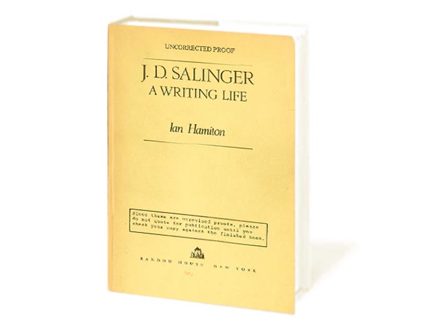 На аукцион выставлена изъятая по требованию Сэлинджера из печати его биография