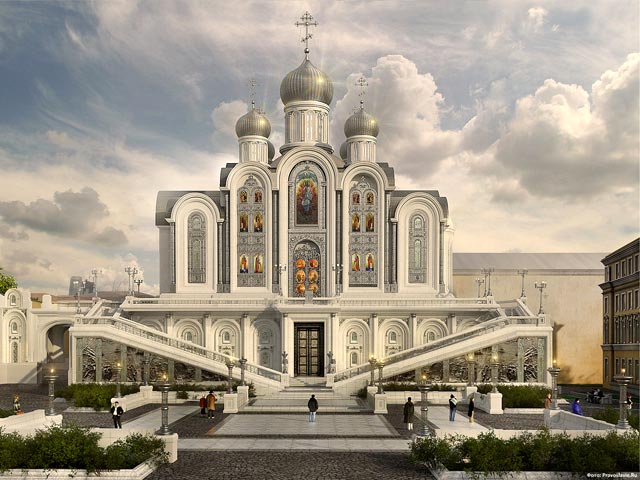 Новый собор на территории Сретенского монастыря будет построен