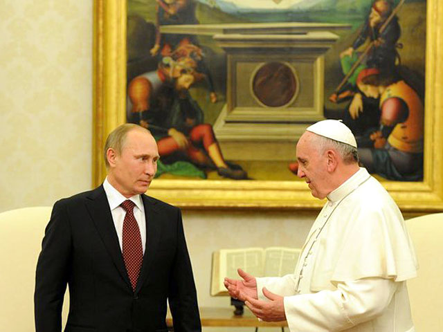 Состоялась встреча президента РФ Владимира Путина с Папой Римским Франциском, которую с большим интересом ждали в Ватикане