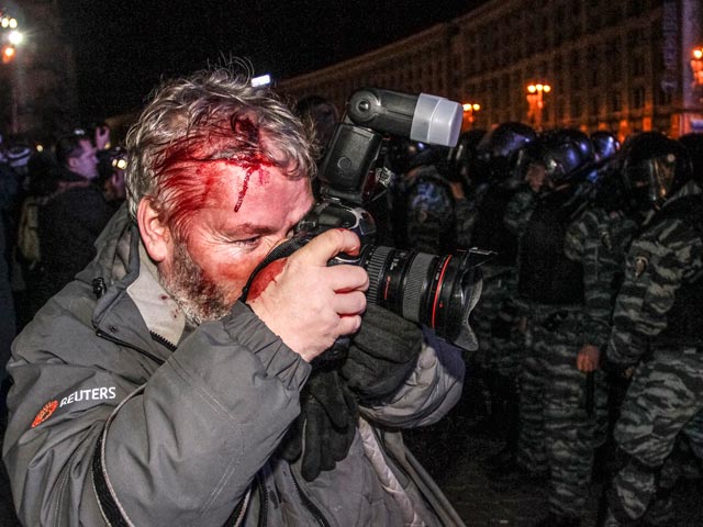Киевская милиция завела более 20 уголовных дел по факту избиений журналистов во время акций протеста в украинской столице