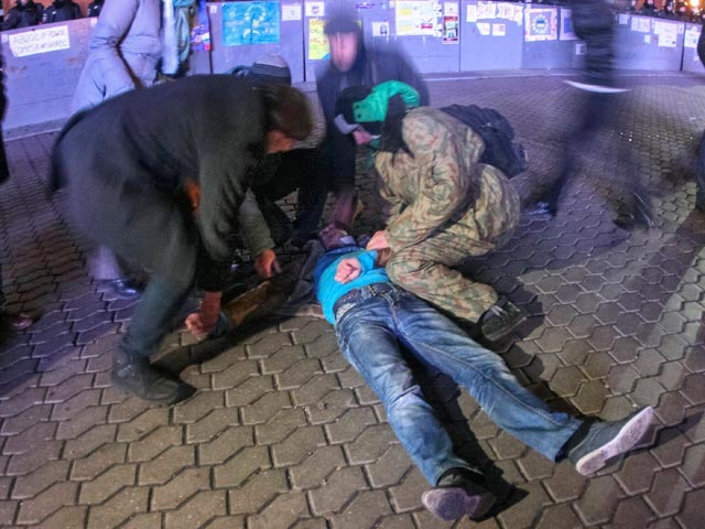 Прокуратура начала расследовать избиение журналистов бойцами "Беркута" во время митинга в Киеве