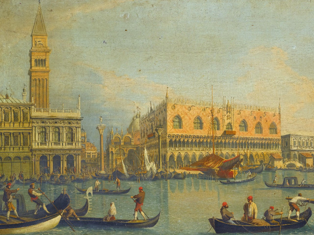 Топ-лотом торгов, как и ожидалось, стали две картины Каналетто, проданные за 9,6 млн фунтов. Работы, на которых изображены самые знаменитые виды Венеции: мост Риальто и площадь Сан-Марко, были написаны между 1738 и 1742 годами