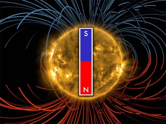 NASA опубликовало видео магнитного переворота на Солнце