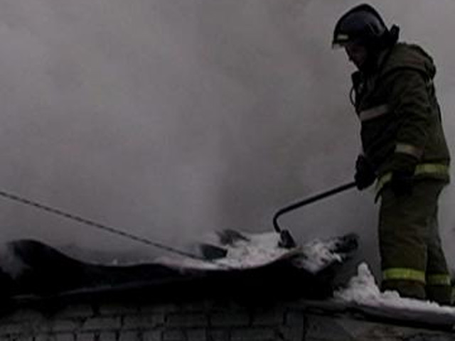 Крупный пожар произошел на птицефабрике в поселке Молодежный в Томской области