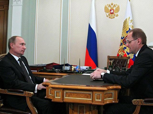 Владимир Путин и Василий Юрченко, 11 декабря 2012 года