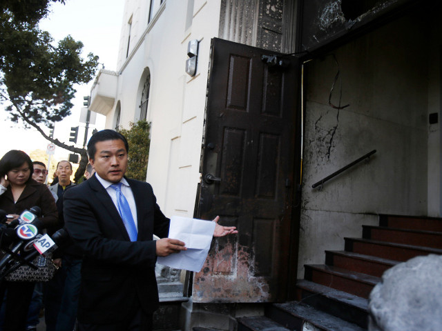В Сан-Франциско (американский штат Калифорния) арестован мужчина, устроивший поджог здания генерального консульства Китая