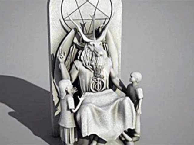 Члены группировки сатанистов в Соединенных Штатах представили общественности проект двухметрового памятника дьяволу, который предлагается установить около здания Капитолия в штате Оклахома