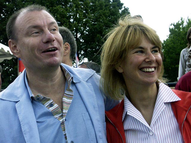 Владимир Потанин со своей женой Наталией