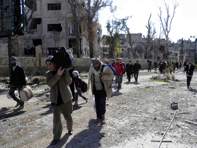 Хомс, Сирия, 7 февраля 2014 года