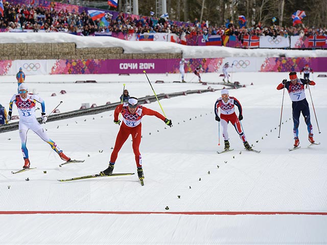 Сборная России по лыжным гонкам подала протест на результат мужского скиатлона на Олимпиаде в Сочи