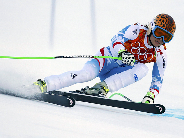 Австрийская горнолыжница Анна Феннингер стала олимпийской чемпионкой в категории Супергигант