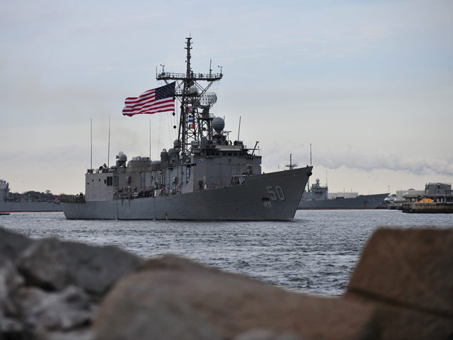 USS Taylor был направлен вместе с USS Mount Whitney в Черное море для обеспечения безопасности зимней Олимпиады в Сочи