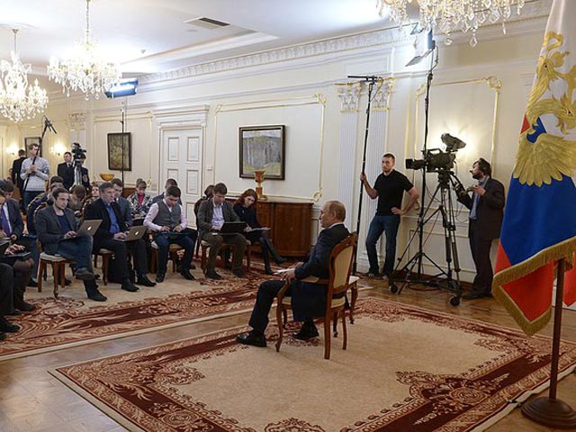 Владимир Путин встретился с представителями средств массовой информации