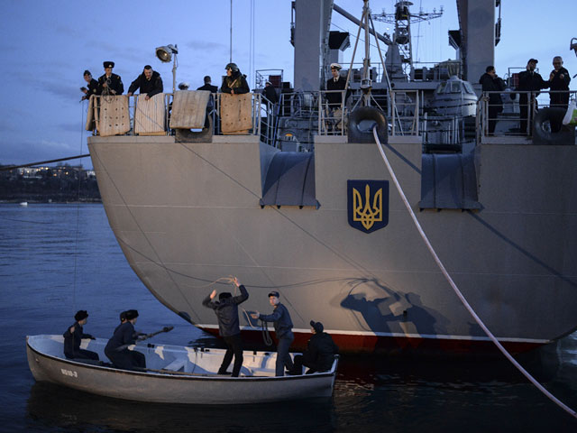 Власти Крыма объявили о национализации военного флота Украины