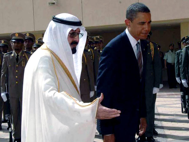 Президент США Барак Обама и король Саудовской Аравии Абдалла, 3 июня 2009 года
