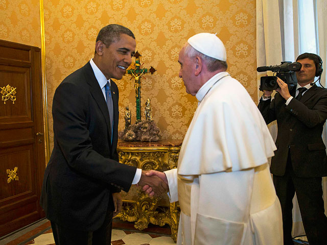 Барак Обама надеется получить политические дивиденды от беседы с Папой Франциском