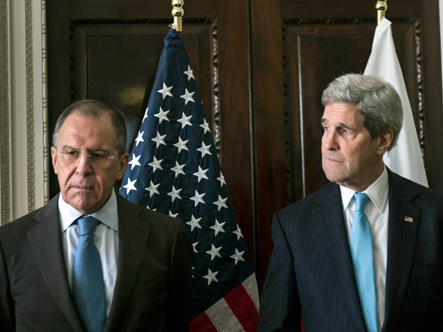 В Париже началась встреча министра иностранных дел России Сергея Лаврова и главы Госдепартамента США Джона Керри
